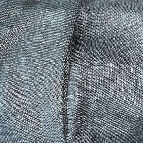 CONSCIOUS CLOTHING REVOLUTION SHIRT DRESS - BLACK - MADE IN MICHIGAN - LINEN - S - Picture 9 of 10